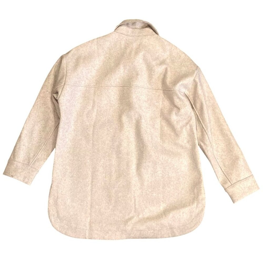 Banana Republic M Structured 4 Pocket Shacket Button-up Shirt Jacket Oversized - Picture 8 of 9
